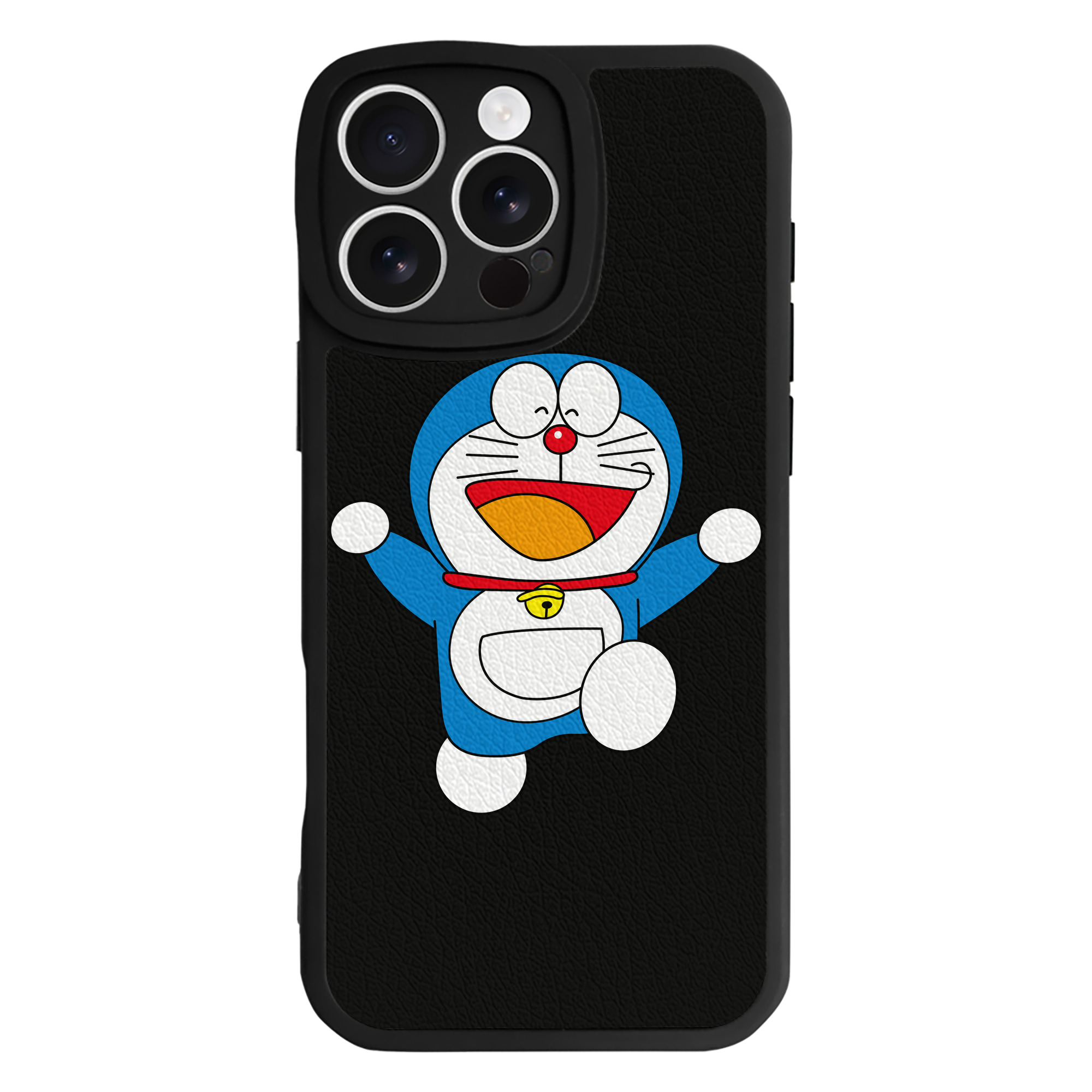 （画像用） ドラえもん Doraemon 【iPhone 16シリーズ対応】シリコンスマホケース（レザー調） 材質：シリコン
